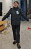 鴨鴨（YAYA）蓄熱短款羽絨服女2025年冬季新款時(shí)尚休閑寬松加厚保暖小個(gè)子外套 黑色 M (建議110-125斤) 曬單實(shí)拍圖
