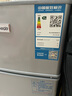 志高（CHIGO）小冰箱迷你小型家用冷藏冷凍兩用宿舍出租房用雙門辦公室電冰箱節(jié)能省電 【一級能效】58L銀色【三天約一度電】 曬單實拍圖