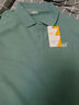 361°男裝運動(dòng)T恤男短袖上衣翻領(lǐng)polo衫夏季透氣男士純色休閑服 黛綠 XL 180 曬單實(shí)拍圖