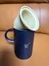 萬(wàn)仟堂（Edenus）陶瓷茶杯 簡(jiǎn)約辦公杯帶蓋創(chuàng  )意水杯送男友茶水分離杯 望杯 曬單實(shí)拍圖
