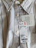 優(yōu)衣庫合作款/男裝女裝牛津紡寬松條紋襯衫/長(cháng)袖襯衣25秋冬480802 31 米色 S /165/84A 曬單實(shí)拍圖