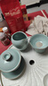 不拙汝窯三才蓋碗防燙敬茶碗單個(gè)一人飲帶茶漏過(guò)濾網(wǎng)天青悅禾三件套 曬單實(shí)拍圖