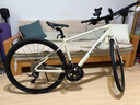 喜德盛（xds）極速380平把公路自行車(chē)禧瑪諾油碟剎公路車(chē) 24款米白/卡其450 曬單實(shí)拍圖