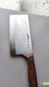 張小泉菜刀家用廚房切菜肉專(zhuān)用正宗刀具輕巧鋒利廚具不銹鋼斬切刀斬骨刀 切片刀1#[加長(cháng)刀身加寬刀面] 曬單實(shí)拍圖