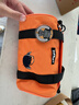 得力（deli）排球少年手拎包簡(jiǎn)約大容量可斜挎筆袋學(xué)生文具收納包可拆卸肩帶 贈亞克力徽章 橙SN925 曬單實(shí)拍圖