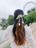 迪士尼（Disney）韓系兒童發(fā)圈郁金香花朵大腸女童高級感氣質(zhì)飄帶頭繩甜美女孩發(fā)飾 熱售紫色+粉色【實(shí)惠2件裝】 曬單實(shí)拍圖