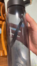 特百惠（Tupperware）樂(lè )活750ML塑料杯夏季男女學(xué)生運動(dòng)水杯子大容量便攜雙飲 都市灰 曬單實(shí)拍圖