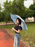左都（ZUODU）三折全自動(dòng)反向雨傘大號加厚結實(shí)防風(fēng)傘女士專(zhuān)用加固折疊抗暴雨傘 【碎冰藍】全自動(dòng)節節收+反向不濕+加大傘面 曬單實(shí)拍圖