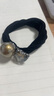 韓式高級感珍珠頭繩高馬尾扎頭發(fā)丸子頭發(fā)圈 愛(ài)心黑色 曬單實(shí)拍圖