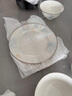 漢茗中式風(fēng)景德鎮(zhèn)碗盤餐具整套輕奢家用陶瓷器碗碟筷套裝喬遷之喜禮物 可微波爐/洗碗機(jī)丨禮盒裝 56件套 曬單實拍圖