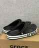 CROCS卡駱馳貝雅卡駱班|205089 黑色/白色-066 40(250mm)  曬單實(shí)拍圖