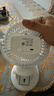 奧克斯（AUX）電風(fēng)扇小風(fēng)扇輕音桌面小電扇廚房電風(fēng)扇小型臺扇辦公室宿舍床頭車(chē)載多功能壁掛迷你臺夾扇 【次日達】充電款4000毫安 曬單實(shí)拍圖