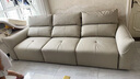 顧家家居（KUKA）【智惠系列】沙發(fā)床牛皮功能電動(dòng)沙發(fā)6319 白色 三人位三電動(dòng)2.8m 曬單實(shí)拍圖