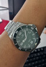 上海手表男士款全自動(dòng)機械品牌名表【新年禮物】夜光防水潛水國表3080 【夏天防水男表推薦】綠盤(pán)綠圈款 曬單實(shí)拍圖