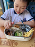 雙槍（Suncha）鈦健康飯盒小學(xué)生上班族可微波爐比316好不銹鋼餐盒1.5L配保溫袋 曬單實(shí)拍圖