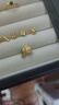 周大生腕美海洋系列黃金珍珠轉(zhuǎn)運(yùn)珠熒光琺瑯美人魚尾生日禮物送女友 美人魚轉(zhuǎn)運(yùn)珠(不配皮繩和熒光燈)1.1g 曬單實(shí)拍圖