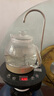 美能迪（MND）桶裝水燒水壺自動(dòng)上水一體機電動(dòng)抽水器帶加熱純凈水下置式飲水機煮茶泡茶電熱水壺燒水器 1L 透明玻璃壺+智能底座 曬單實(shí)拍圖