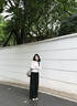 棉的美學(xué)打底衫女高級感緊身顯瘦正肩長(cháng)袖T恤內搭辣妹上衣 「自帶小腰線(xiàn)」月牙白 2XL 「推薦125-135斤」 曬單實(shí)拍圖