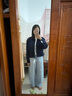 優(yōu)衣庫女裝/男女同款寬松廓形牛仔褲/彎刀鐮刀褲子高腰水洗產(chǎn)品479000 62 粉藍色 26 /160/66A 曬單實(shí)拍圖