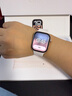 Apple/蘋(píng)果 Watch Series 10 智能手表GPS款42毫米玫瑰金色鋁金屬表殼淡桃粉色運(yùn)動(dòng)型表帶M/L MX1V3CH/B 曬單實(shí)拍圖