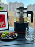 格麗思（GREENIS）煮茶壺養生壺 純鈦噴淋式加熱煮茶器一體式燒水壺蒸茶壺 辦公室蒸茶器茶水分離 電茶壺圍爐煮茶 深空灰禮盒裝（純鈦壺底-單直筒茶漏） 曬單實(shí)拍圖