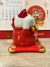雅成達陶瓷太陽(yáng)能招財貓擺件居家客廳車(chē)載裝飾開(kāi)業(yè)喬遷自動(dòng)招手發(fā)財貓 太陽(yáng)能【生意興隆】 10.5*10.5*11cm 陶瓷福貓-有光就能搖手 曬單實(shí)拍圖