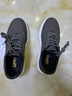 零度Zero男鞋2025秋冬新款緩震輕盈軟面軟底舒適真皮日常休閑鞋磨砂皮 灰色 39 曬單實(shí)拍圖