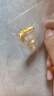 金至尊（3D-GOLD)黃金耳環(huán)滿(mǎn)天星耳釘999足金耳飾婚嫁三金生日禮物計價(jià) 金重4.56克（配珠寶禮盒） 曬單實(shí)拍圖