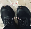 伯希和（Pelliot）[HT-天穹]戶外徒步鞋男女Vibram防滑輕便耐磨登山鞋115181001黑41 曬單實拍圖
