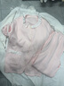康喜月A類(lèi)純棉月子服秋冬季夾層空氣棉10A抗菌孕婦睡衣產(chǎn)婦產(chǎn)后哺乳套裝 粉色花邊領(lǐng)【A類(lèi)10A抗菌純棉空氣棉夾層】 L碼【適合100-130斤】 曬單實(shí)拍圖