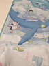babycare嬰兒抑菌涼席寶寶透氣冰絲席兒童幼兒園可水洗鯨魚噴泉65*120CM 曬單實拍圖