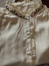 MsShe【法式刺繡垂感襯衫】大碼女裝2025秋裝胖mm高級感長(cháng)袖小衫 小衫-淺杏色現貨 XL 曬單實(shí)拍圖
