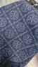 Tory Burch 湯麗柏琦 T MONOGRAM 提花圍巾TB  164571 Tory 海軍藍(lán) 400 OS 曬單實拍圖