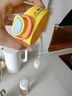 皇寵星球嬰兒保溫杯外出小月齡寶寶學(xué)飲吸管水杯兒童一歲保溫奶瓶 克洛黃【軟扣背帶】 350ml 曬單實(shí)拍圖