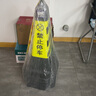 騰馳 雪糕桶禁止停車(chē)樁警示牌 橡膠反光路障錐隔離墩雪糕筒 4斤黃黑 曬單實(shí)拍圖