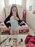 森馬（Semir）[商場同款]長袖T恤女短款修身收腰2025吸濕速干秋裝101525101002 曬單實拍圖