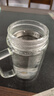 富光雙層玻璃杯支持團購定制泡茶杯辦公杯帶把 大容量男女水杯子580ML 曬單實(shí)拍圖
