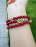 格諾曼恩（GONMCEAN）葫蘆朱砂手串本命年女款紅色三圈108顆多圈正品紫金砂帝王砂手鏈 6mm帝王砂3圈款 曬單實(shí)拍圖