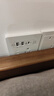國際電工暗裝86型20W快充USB插座開關(guān)面板墻壁手機充電Type-c家用五孔 五孔20W快充USB+type-c【白色】 曬單實拍圖
