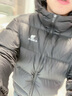 駱駝?dòng)鸾q服防潑水鴨絨男女加厚戶外防寒冬季面包服 黑色 男女同款,7674B XL 曬單實(shí)拍圖