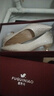 富貴鳥(niǎo)高跟鞋女款新款秋季細跟單鞋婚宴鞋FN0255/1881 玫瑰金    37    曬單實(shí)拍圖