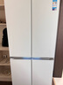 美的（Midea）熊墩墩系列603雙系統純平全嵌Max超凈除菌十字四開(kāi)門(mén)一級無(wú)霜國家補貼家用電冰箱BCD-603WUSPZM(E) 曬單實(shí)拍圖