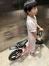 鳳凰（Phoenix）平衡車兒童平衡車1-3歲鳳凰兒童平衡車4-6歲寶寶平衡車兒童滑步車 12寸櫻花粉丨一體輪+充氣胎+禮包 曬單實拍圖