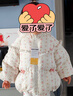 巴拉巴拉嬰兒花版羽絨服女童冬季短款外套保暖甜美時(shí)尚萌208424107010 曬單實(shí)拍圖