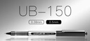 uni三菱中性筆直液式水筆UB-150商務(wù)辦公簽字筆大容量黑色水筆學(xué)生刷題筆考試專(zhuān)用啫喱筆0.5針管筆 0.5黑5支-刷題考試辦公 曬單實(shí)拍圖