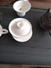 蘇氏陶瓷（SUSHI CERAMICS）三才蓋碗 中國白功夫茶具泡茶碗 曬單實拍圖