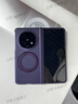 智父oppo findn5手機(jī)殼新款oppo find n5折疊屏超薄hh保護(hù)套磁吸防摔oppofind n5中軸鉸鏈全包高級(jí)外殼 高清款【慕紫色】磁吸支架*鉸鏈全包 曬單實(shí)拍圖