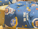 夢(mèng)詩(shī)娜 A類(lèi)全棉被套單件兒童100%純棉幼兒園卡通被罩單人150x200 宇航員 曬單實(shí)拍圖