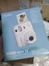 富士（FUJIFILM）instax mini12一次成像相機 立拍立得一次成像相機拍立得相機 Mini12茉莉白（90%用戶(hù)選擇） 標配（無(wú)相紙） 曬單實(shí)拍圖