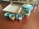 兮元記故宮文創(chuàng  )茶具套裝中秋節禮品送客戶(hù)男士爸爸生日同事朋友喬遷禮物 朕的茶器套裝-青綠【順遂禮盒】 實(shí)用送長(cháng)輩朋友退休開(kāi)業(yè)離職禮物 曬單實(shí)拍圖